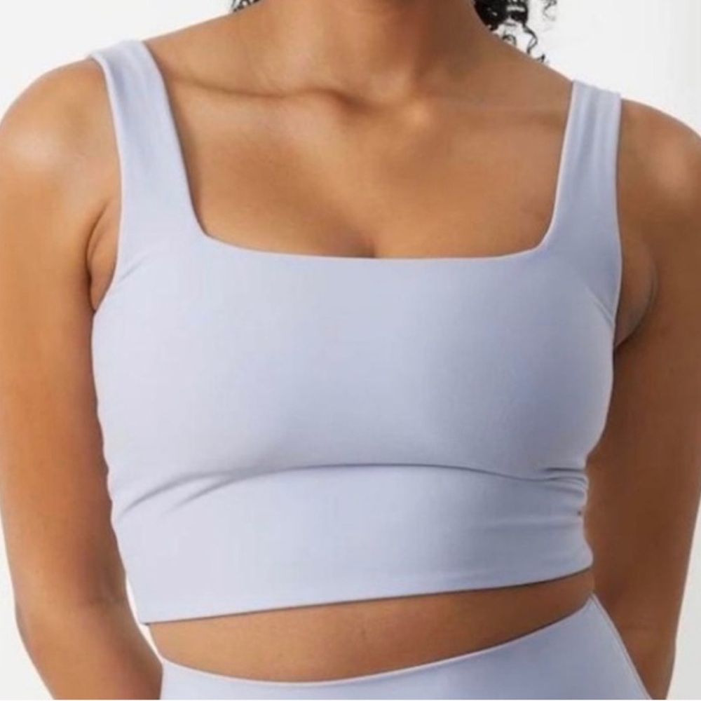 Abercrombie & Fitch Women's YPB Squareneck Slim Tank Brisk Mist XS